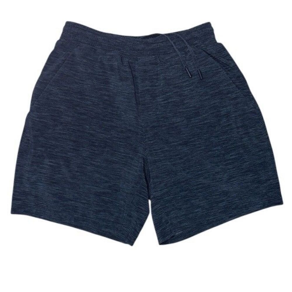Lululemon Pace Breaker Shorts Mens Medium Blue  7" Running Training Gym LM7AB0S